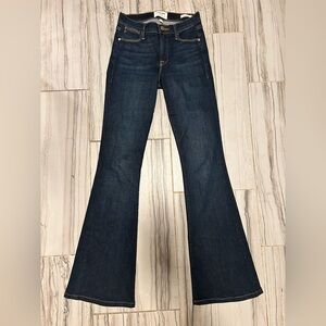 Frame Le High Flare Stretch Jeans